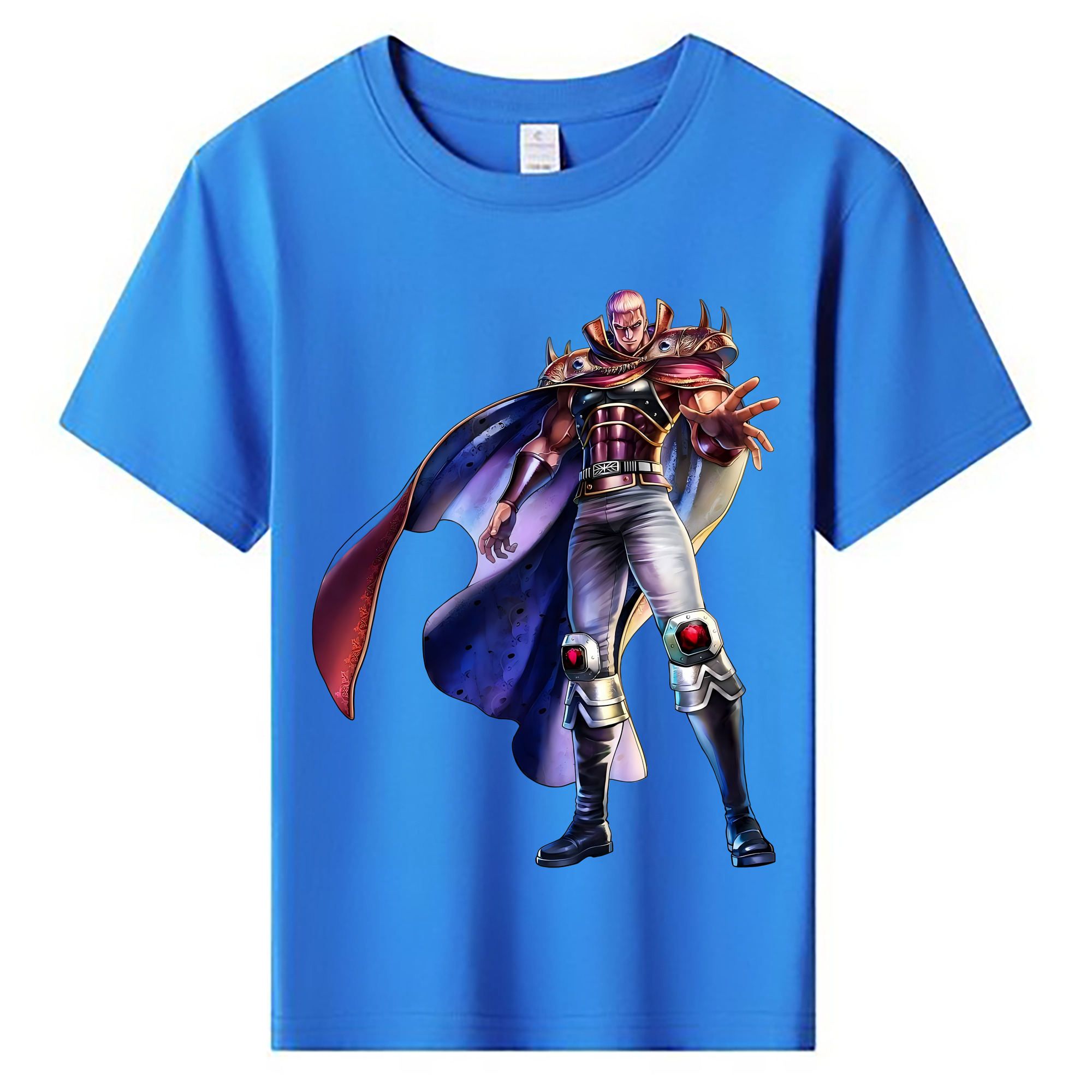 （画像用） 北斗の拳 Fist of the North Star 綿100％キッズTシャツ（フロントプリント）
